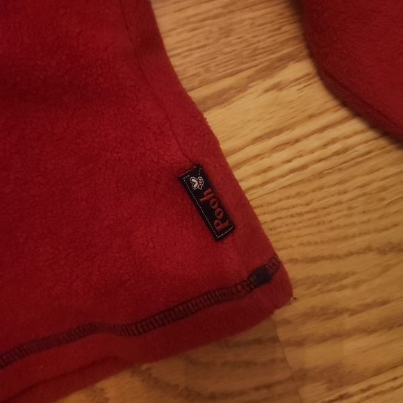 EUC Vintage Winnie The Pooh Red Hood Sweatshirt, Size L - Picture 4 of 6